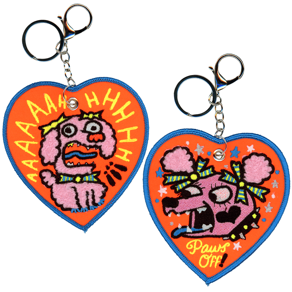 Paws Off Bag Charm!
