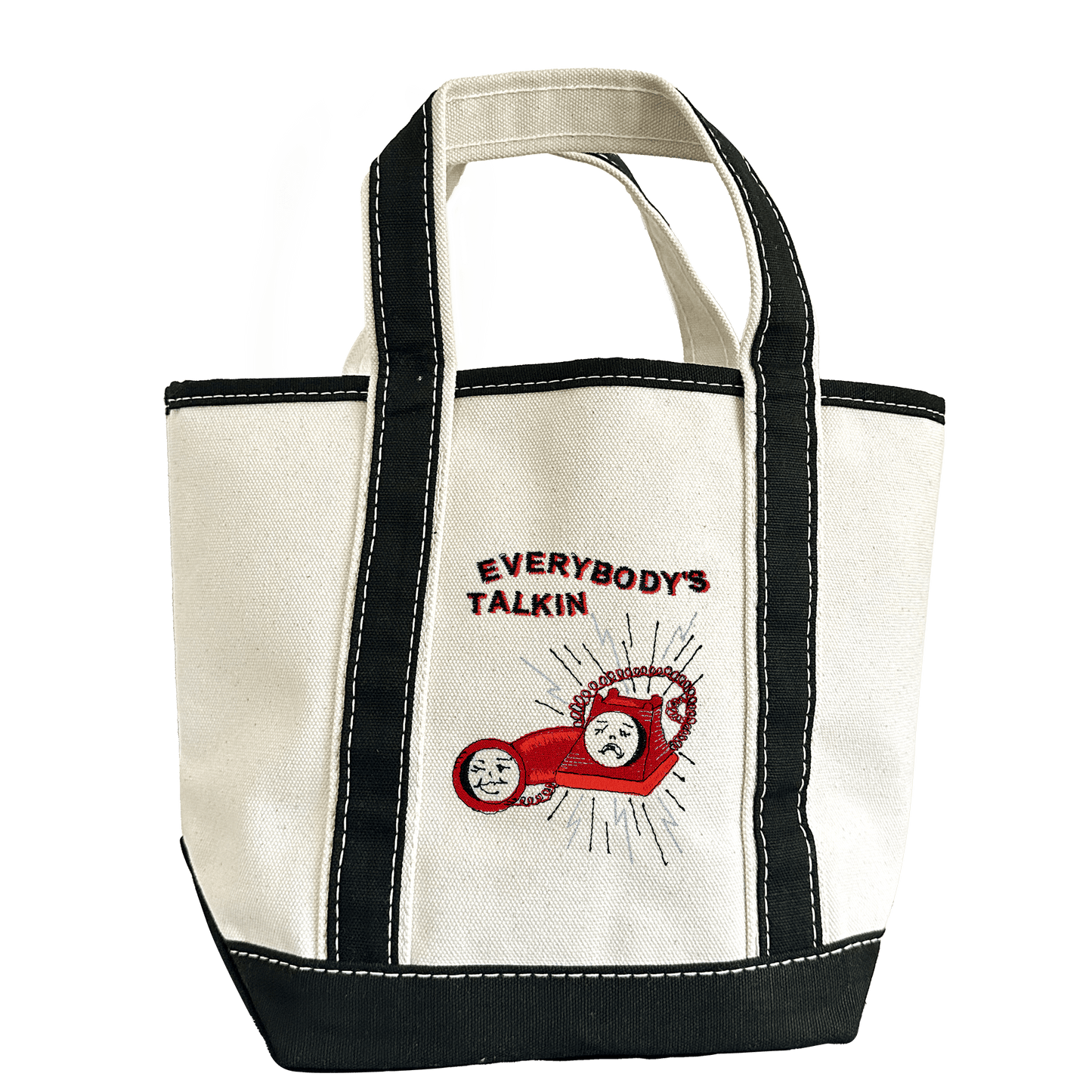 Everybody's Talkin mini Tote