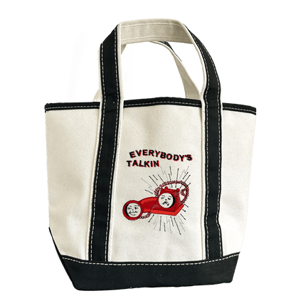 Everybody's Talkin mini Tote