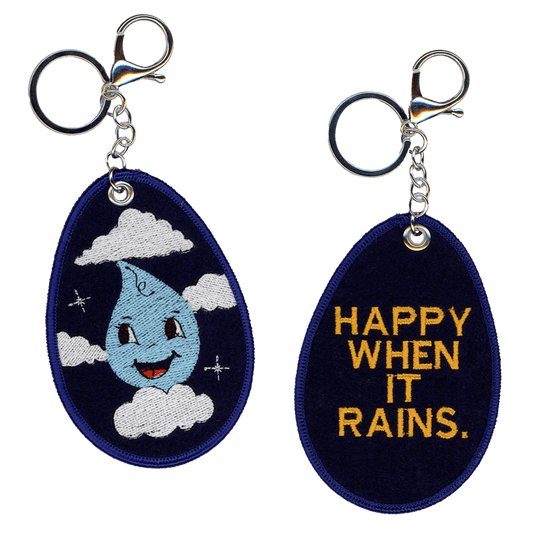 Happy When It Rains Bag Charm!