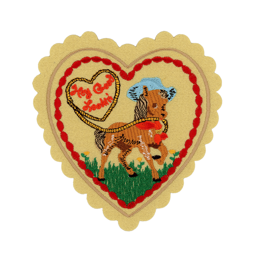 Hey Good Lookin' Doily Card (patch + card) - PatchYaLater 