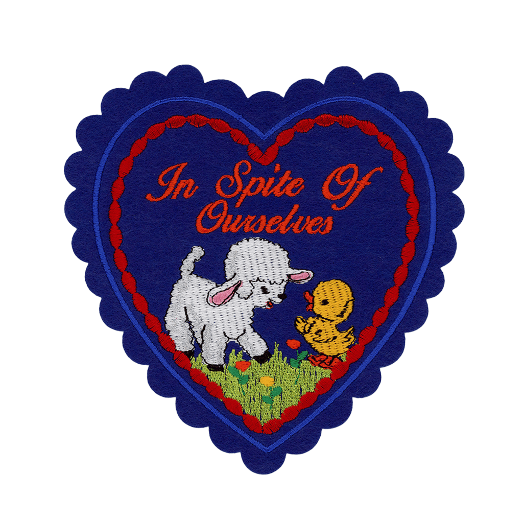In Spite Of Ourselves Doily Valentine (patch + card) - PatchYaLater 