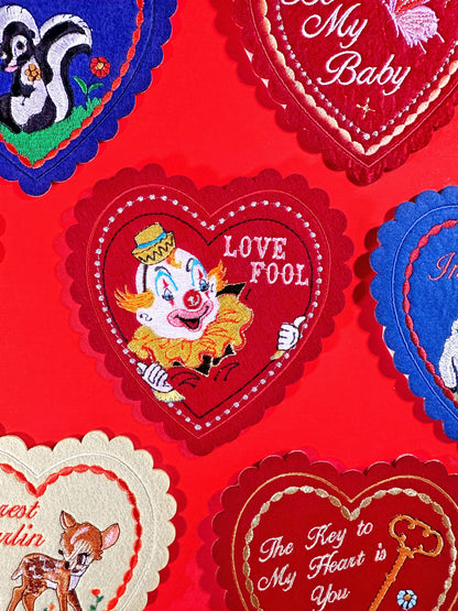 Love Fool Doily Card (patch + card) - PatchYaLater 