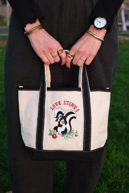 Love Stinks mini Tote - PatchYaLater 