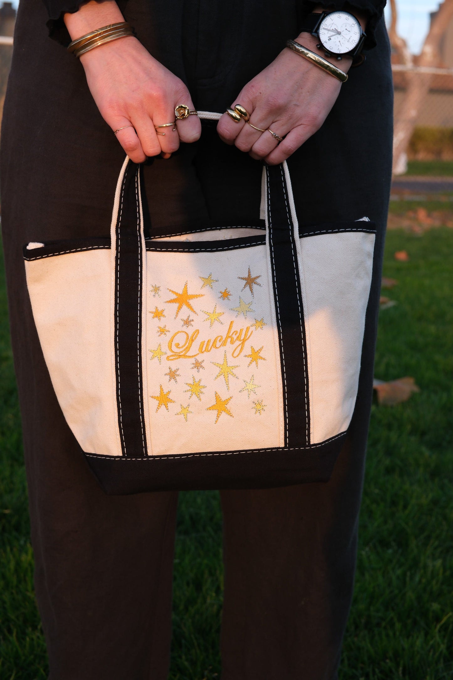 Lucky Star mini Tote - PatchYaLater 