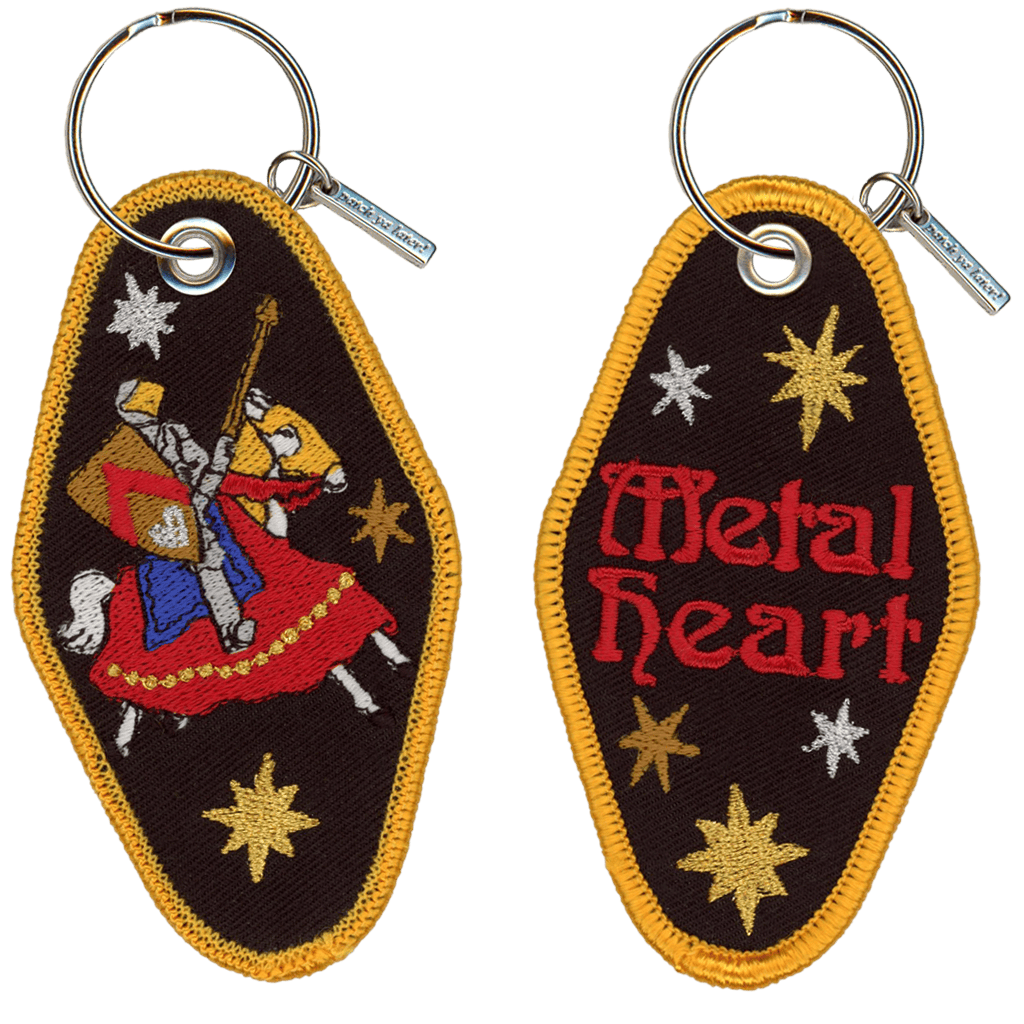 Metal Heart Keychain