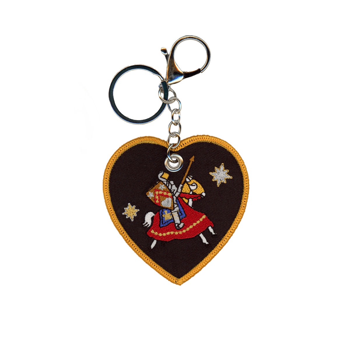 Metal Heart mini Bag Charm!