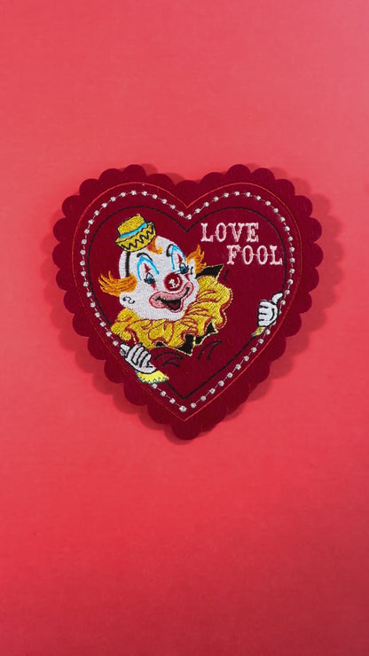 Love Fool Doily Card (patch + card)