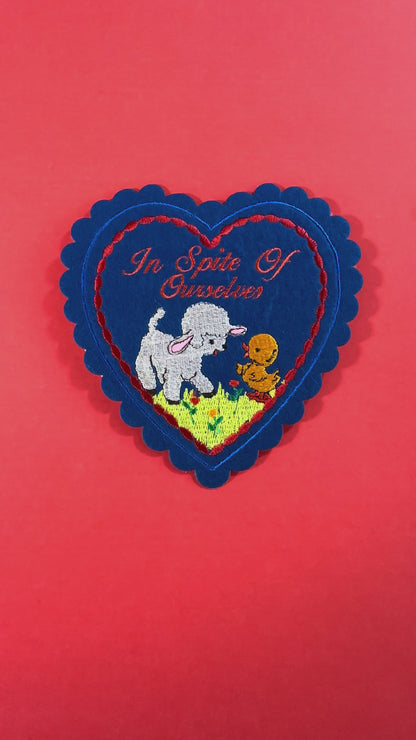 In Spite Of Ourselves Doily Card (patch + card)