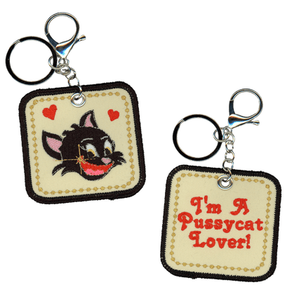 I'm a Pussycat Lover Bag Charm!
