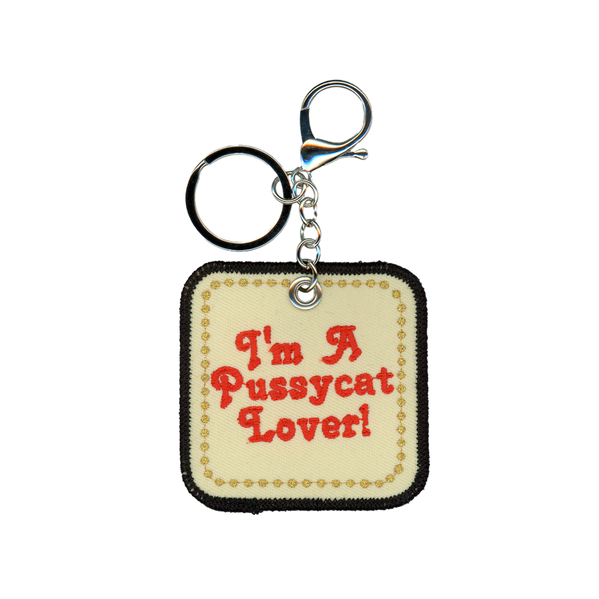 I'm a Pussycat Lover Bag Charm!