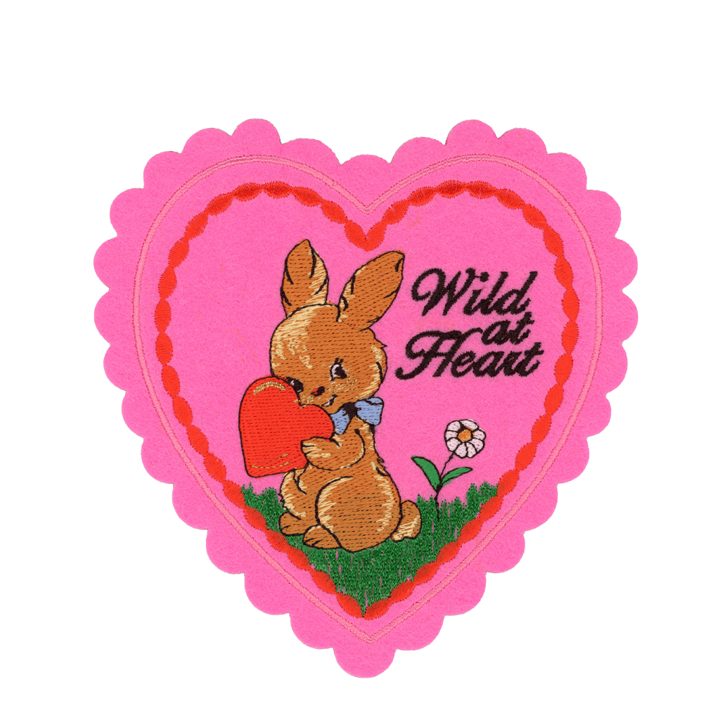 Wild at Heart Doily Card (patch + card)