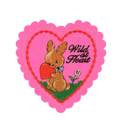 Wild at Heart Doily Card (patch + card)